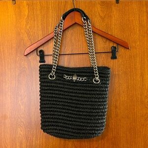 Kurt Geiger straw handbag